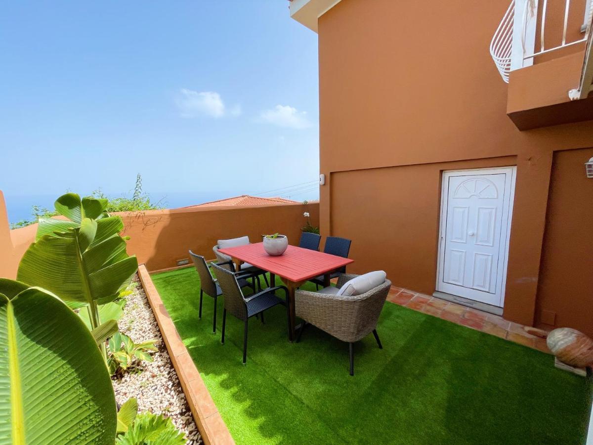 Casa Con Piscina Y Jardin Con Vistas Al Mar Villa Puerto de la Madera Exterior foto