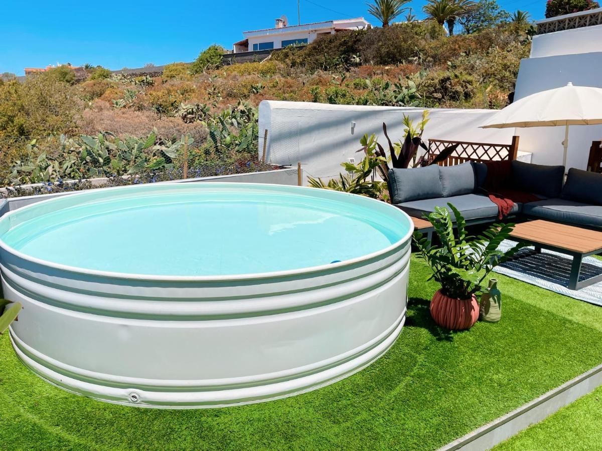 Casa Con Piscina Y Jardin Con Vistas Al Mar Villa Puerto de la Madera Exterior foto